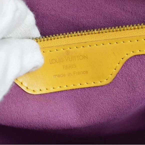 Louis Vuitton Shoulder Bag Epi Shopping Jaune - Picture 10 of 11